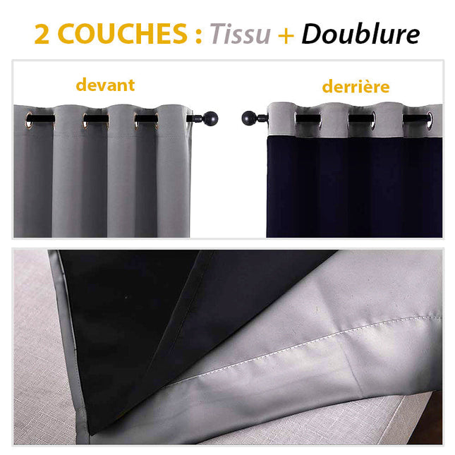 Fialový termoizolační zatemňovací závěs