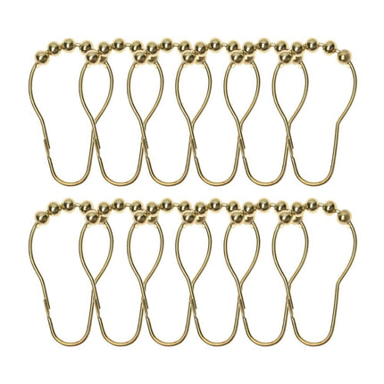 Zlaté kroužky s háčky na závěsy