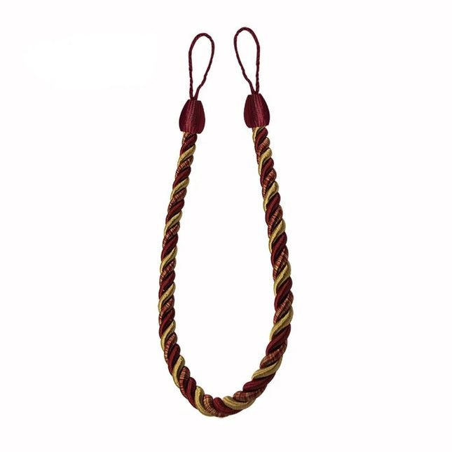 Dekorační provazový úvaz na závěsy