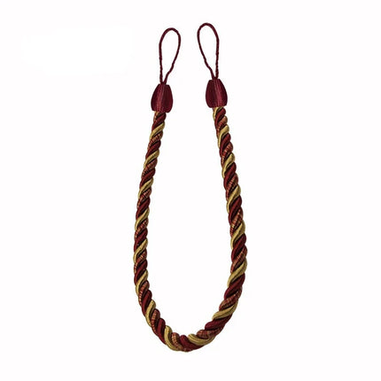 Dekorační provazový úvaz na závěsy