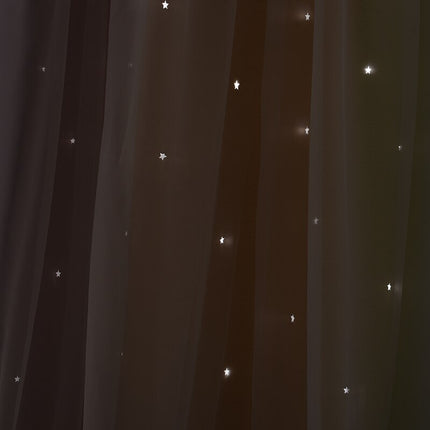 Barevná venkovní záclona na terasu