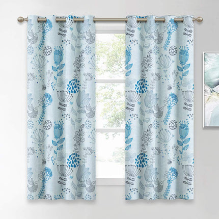 Závěs s červeným květinovým vzorem