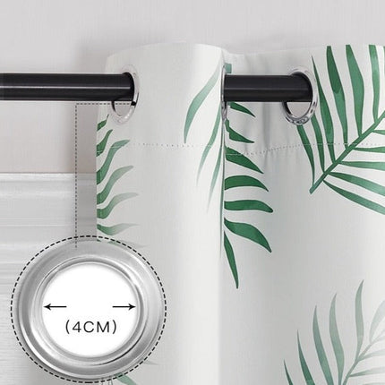 Dekorační závěs s motivem palmových listů