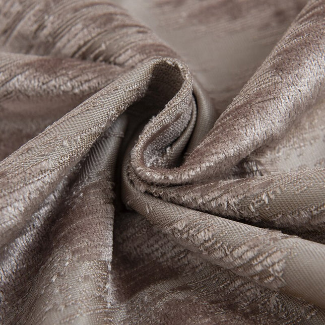 Šedo-plavý zatemňovací závěs s texturou