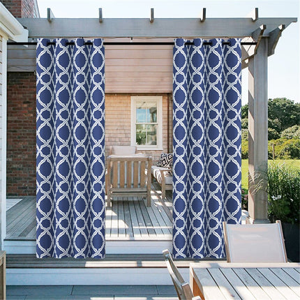 Venkovní závěs s marockým geometrickým vzorem