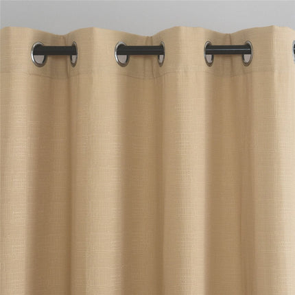 Texturovaný závěs s kovovými oky