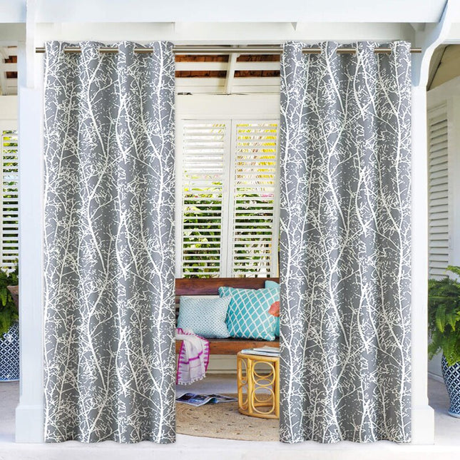 Venkovní závěs s moderním vzorem větví