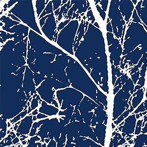 Venkovní závěs s moderním vzorem větví