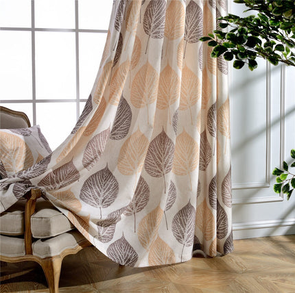 Dekorační závěs s velkými podzimními listy