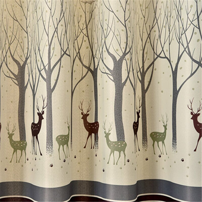 Závěs s motivem lesa a jelenů