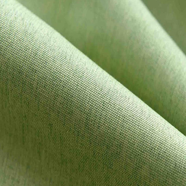 Zelený strukturovaný zatemňovací závěs s očky