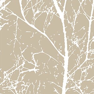 Venkovní závěs s moderním vzorem větví