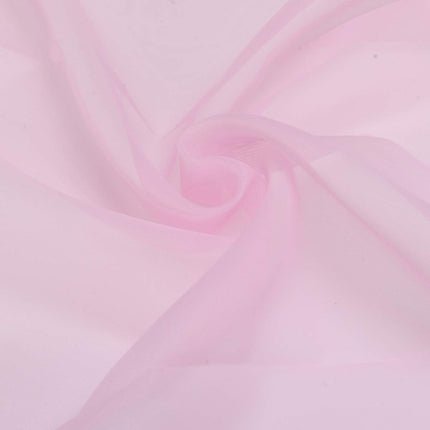 Jednoduchá hladká bílá voálová záclona