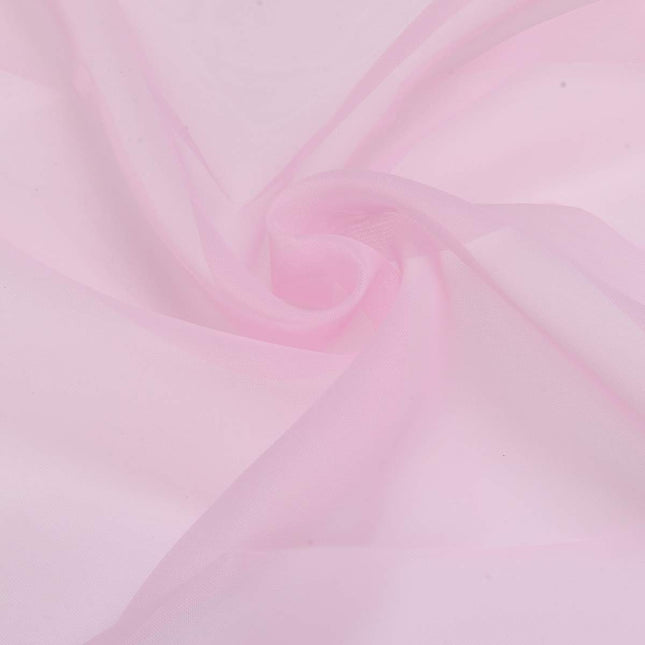 Jednoduchá hladká bílá voálová záclona