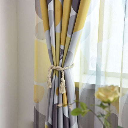 Zatemňovací závěs s abstraktním vzorem Ermita