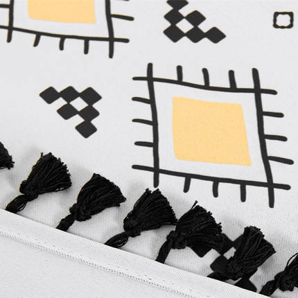 Etnický závěs boho styl s třásněmi