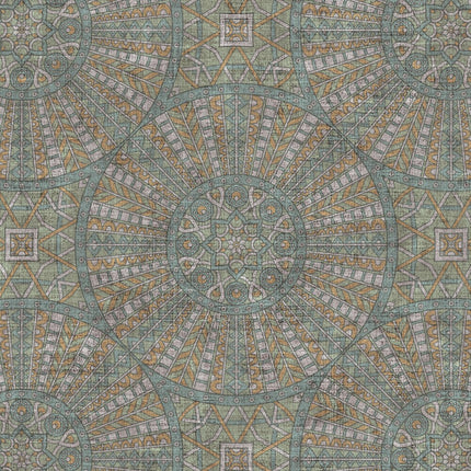 Zatemňovací závěs s vintage mandala vzorem