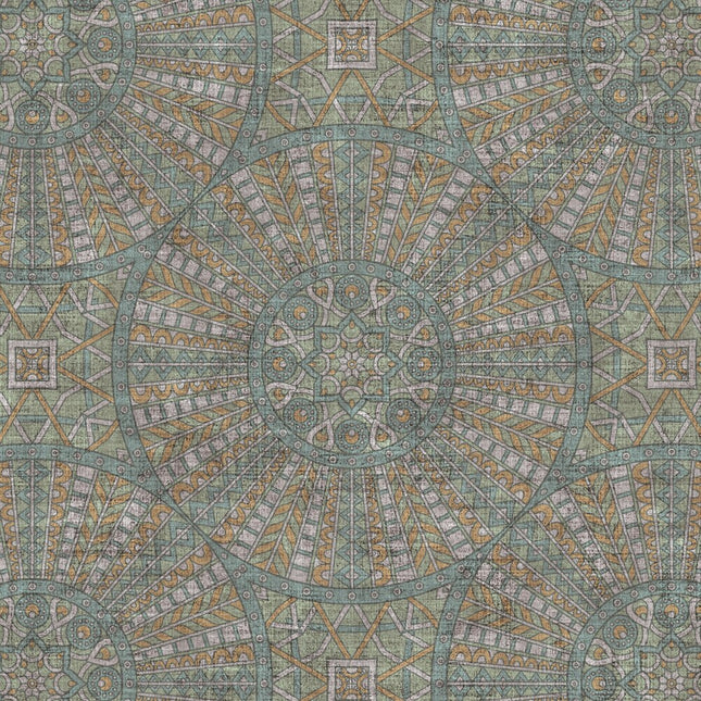 Zatemňovací závěs s vintage mandala vzorem