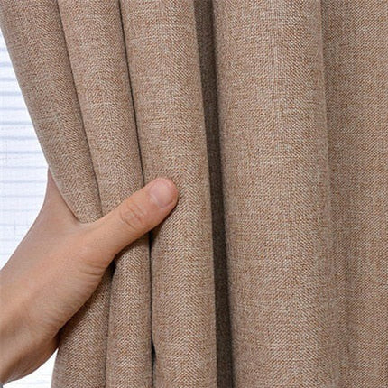 Kávový zatemňovací závěs do pokoje