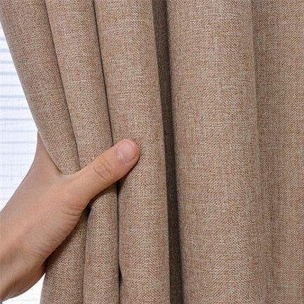 Kávový zatemňovací závěs do pokoje