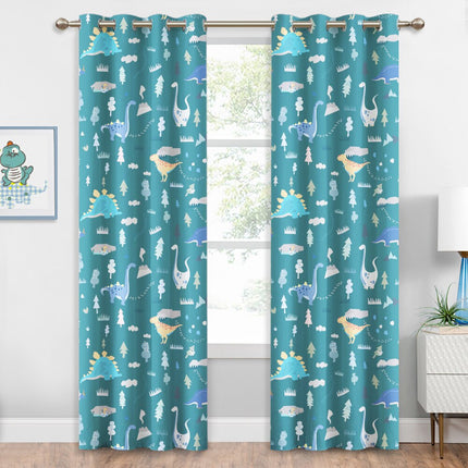 Petrolejový zatemňovací závěs s dinosaury