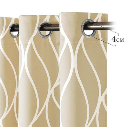 Zatemňovací závěs s vlnitým vzorem Jarven