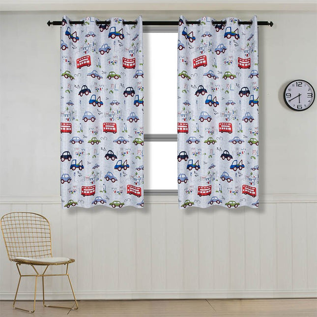 Dětský zatemňovací závěs s auty