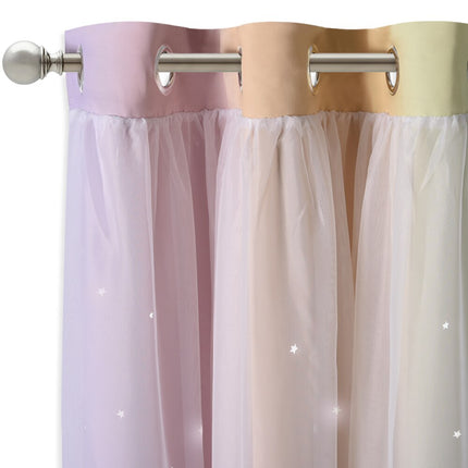 Barevná venkovní záclona na terasu