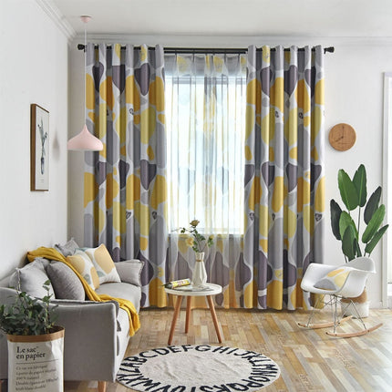 Zatemňovací závěs s abstraktním vzorem Ermita