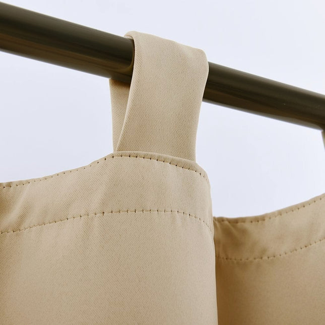 Šedý zatemňovací závěs s poutky