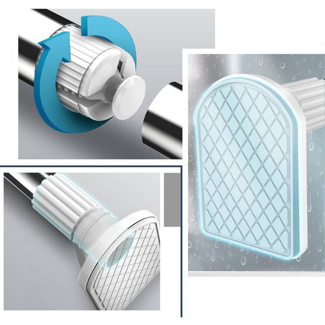 Teleskopická závěsová tyč bez vrtání