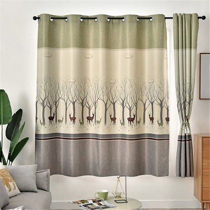 Závěs s motivem lesa a jelenů