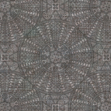 Zatemňovací závěs s vintage mandala vzorem