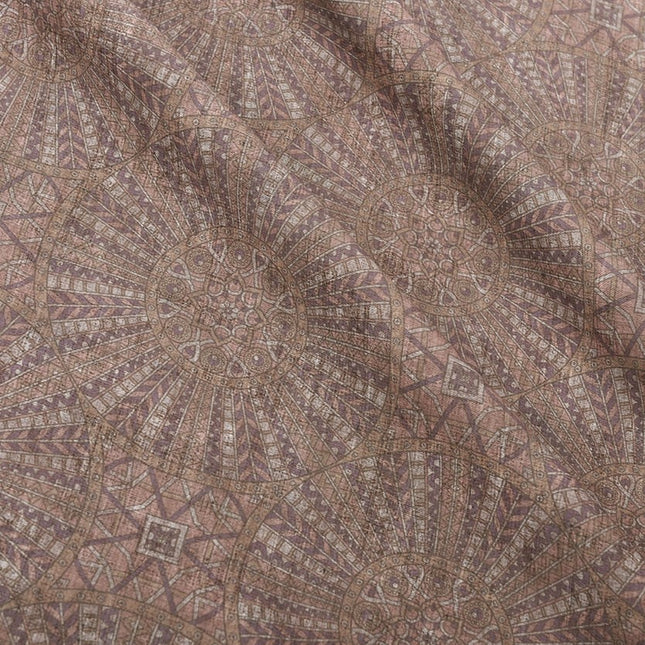 Zatemňovací závěs s vintage mandala vzorem