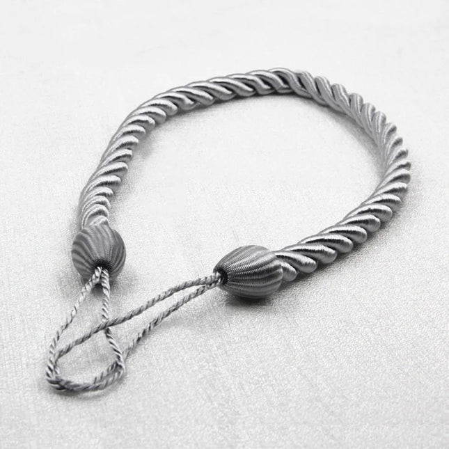 Dekorační provazový úvaz na závěsy