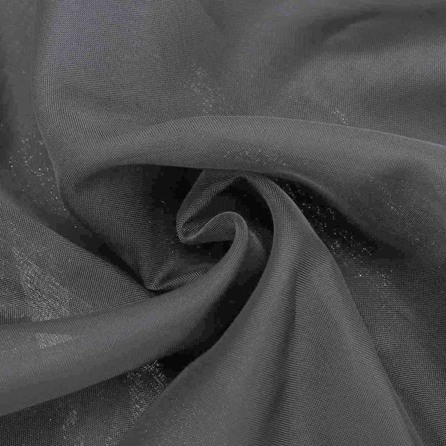 Šedá průsvitná záclona na poutka