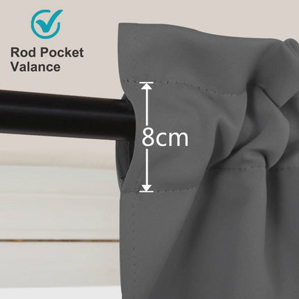 Sada zatemňovacích závěsů s volánem