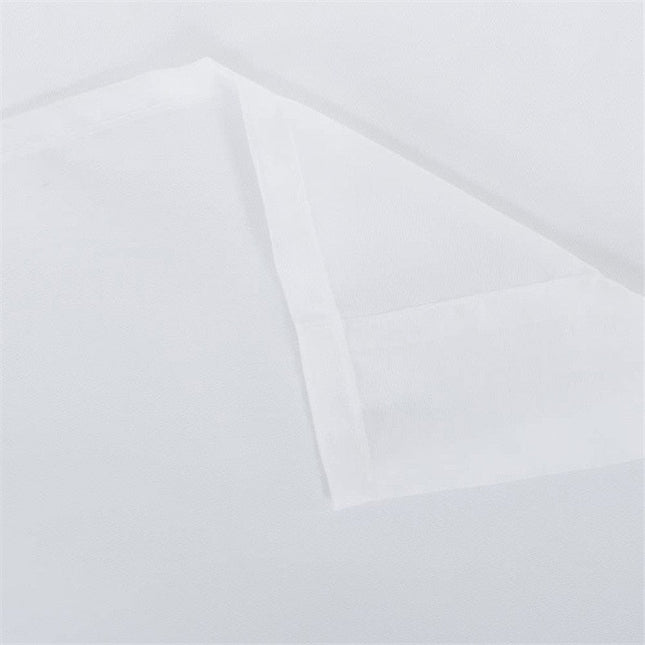 Bílý průsvitný venkovní závěs voděodolný