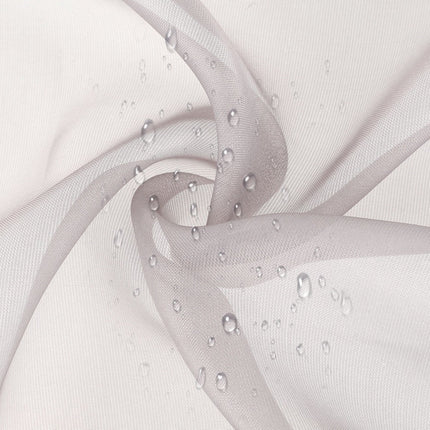 Venkovní průsvitná záclona s šedým gradientem