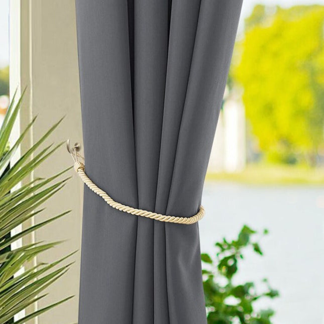 Venkovní závěs na pergolu s kroužky