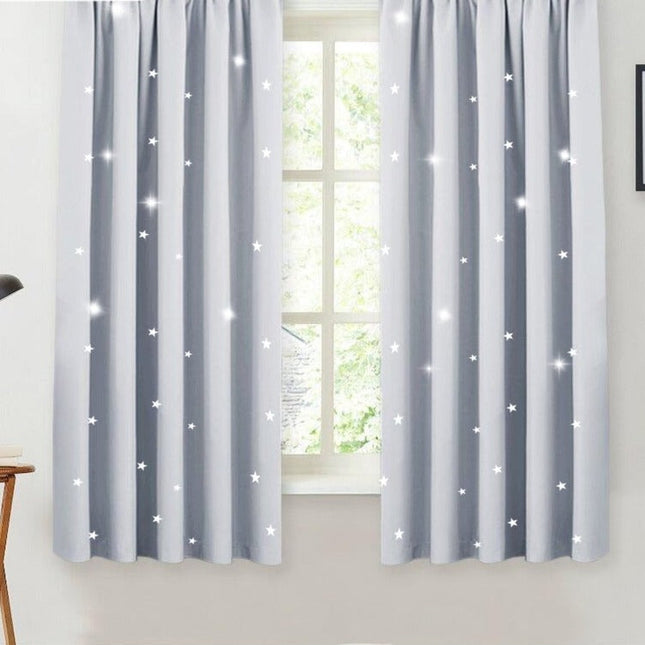 Moderní jednobarevný závěs do obývacího pokoje