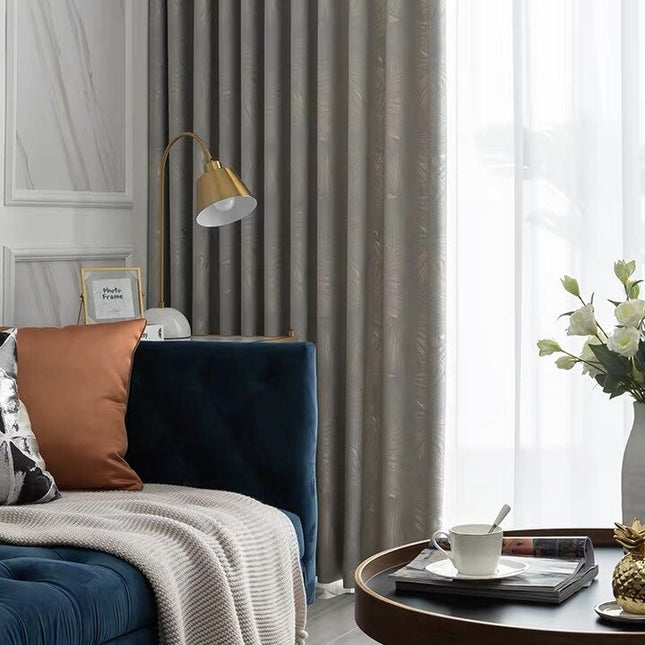 Závěs se vzorem palmových listů