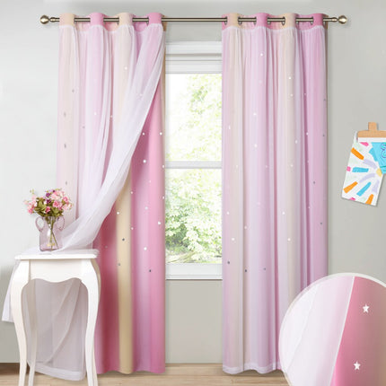 Barevná venkovní záclona na terasu