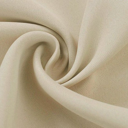 Béžový venkovní voděodolný závěs na balkon