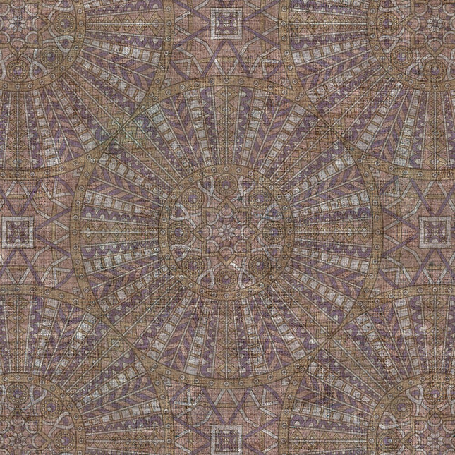 Zatemňovací závěs s vintage mandala vzorem