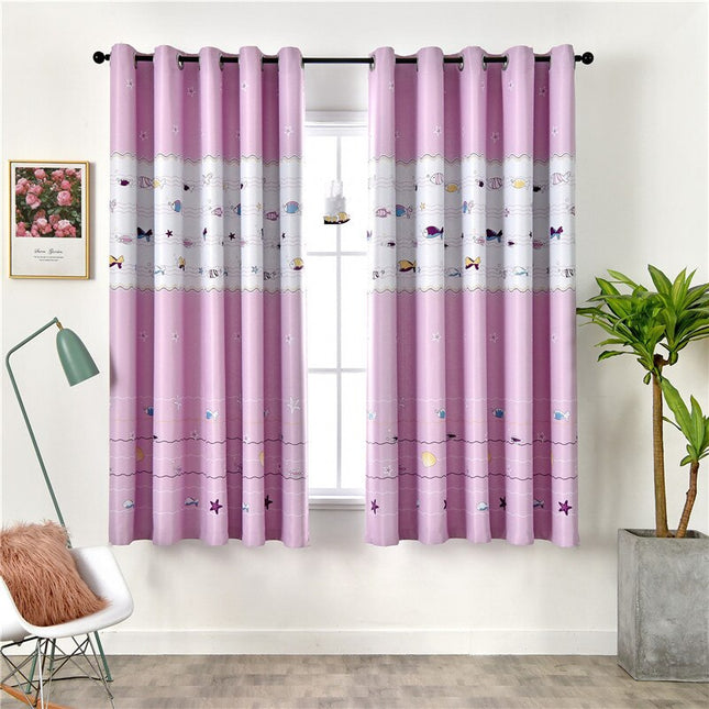 Dětský závěs s motivem rybiček