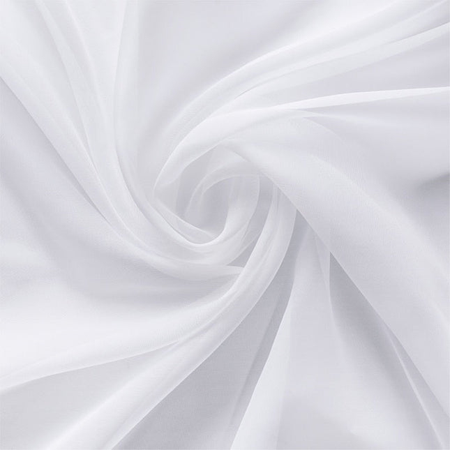 Polopropustný závěs s kovovými kroužky