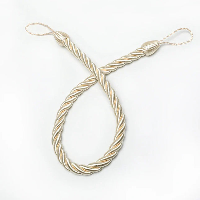 Dekorační provazový úvaz na závěsy