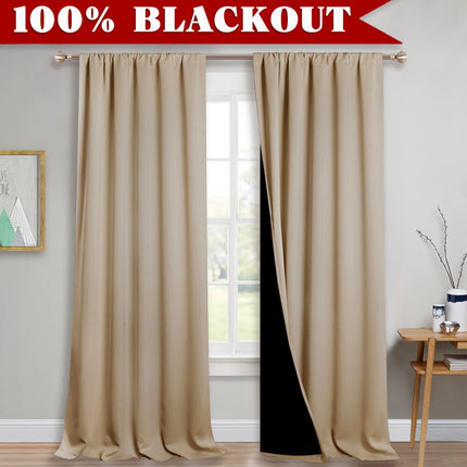 Zatemňovací závěs do ložnice béžový