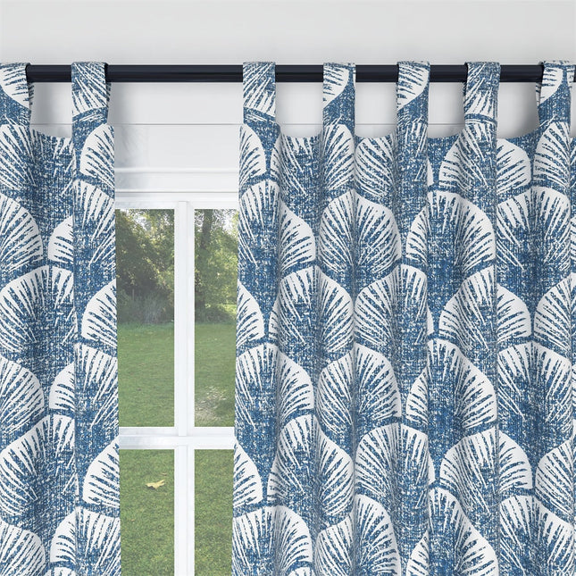 Dekorační závěs se vzorem mušlí Kansai